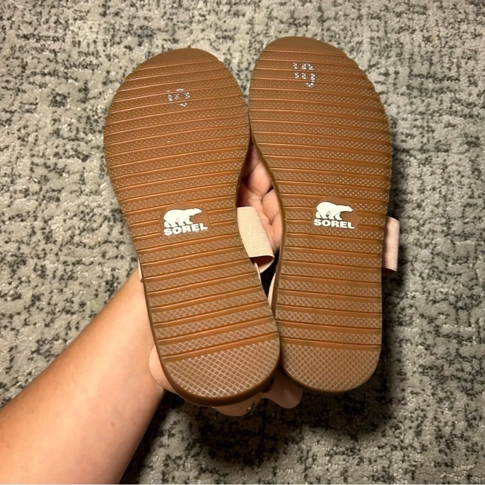 Sorel Tonic Melon Ellla Strap Sandals Size 8.5